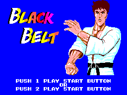 Black Belt Title Screen